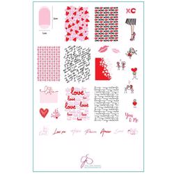 All you Need is Love (CjS-v-24), Stampingplade, Clear Jelly Stamper